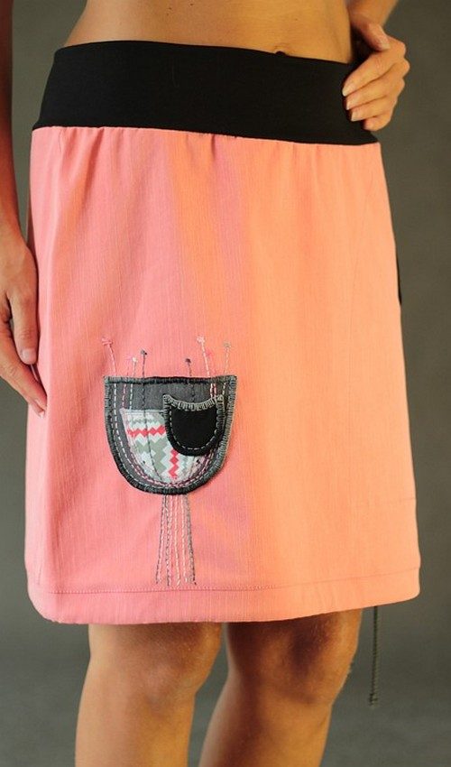 handgemachte Mode – LaJuPe - rosa Rock