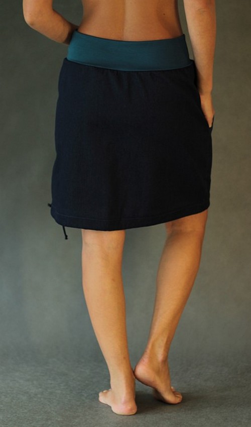 handgemachte Mode – LaJuPe - türkiser Maxirock