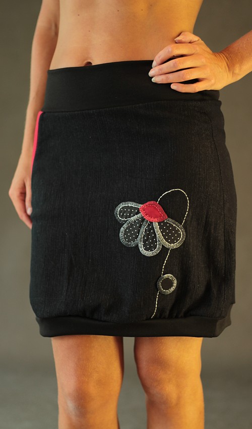 handgemachte Mode – LaJuPe - rock kurz schwarz