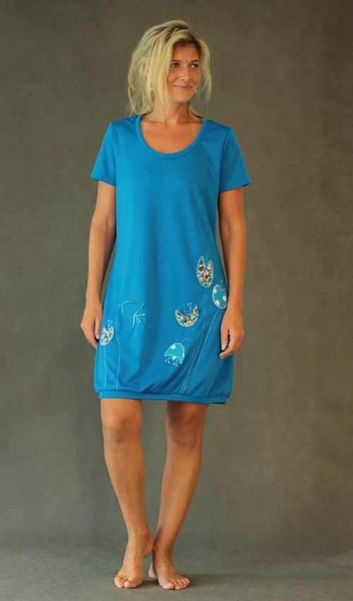 handgemachte Mode – LaJuPe - Kleid blau