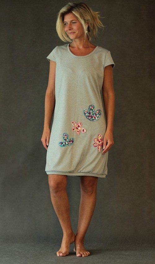 handgemachte Mode – LaJuPe - Kleid grau
