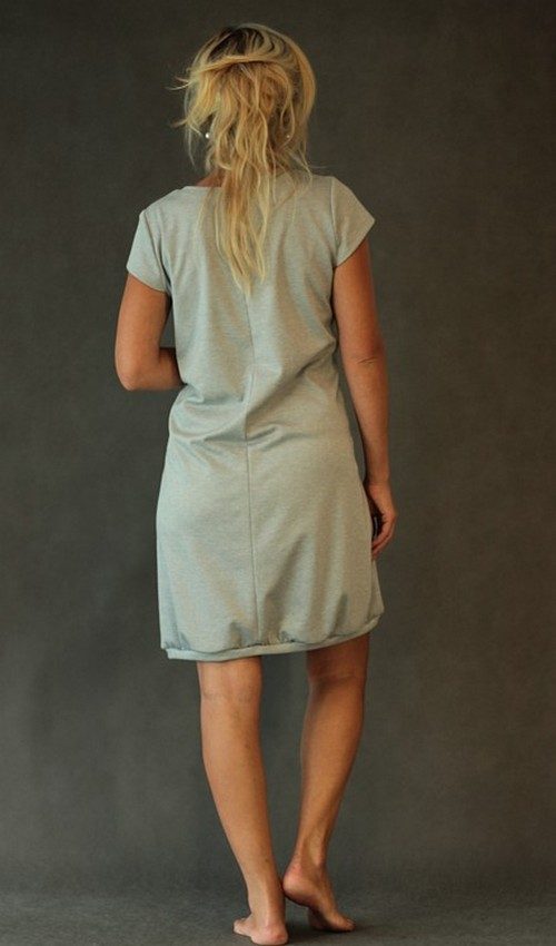 handgemachte Mode – LaJuPe - Kleid grau