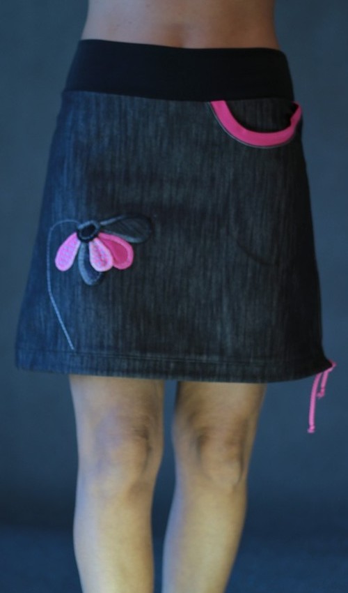 handgemachte Mode – LaJuPe - schwarzer Rock A Linie