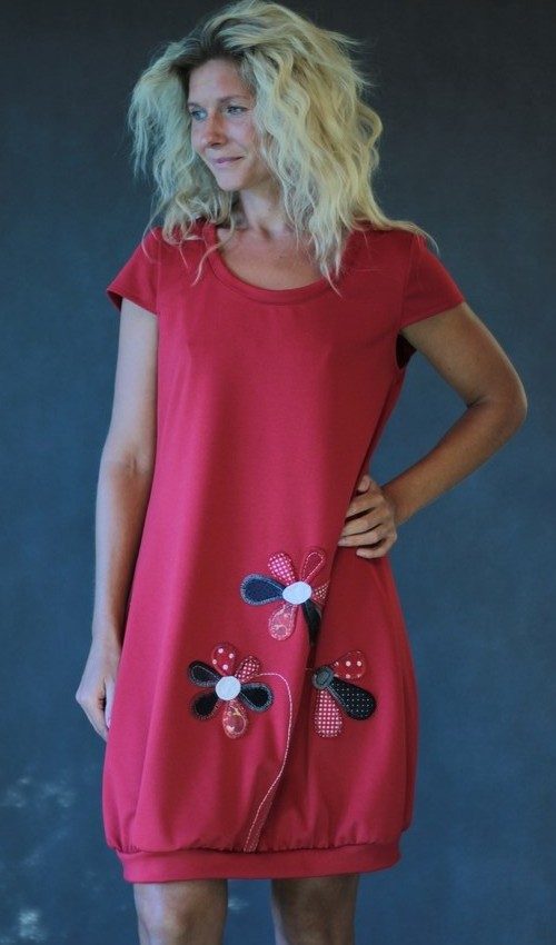 handgemachte Mode – LaJuPe - Damen Kleid rot