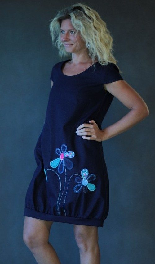 handgemachte Mode – LaJuPe - blaues Kleid