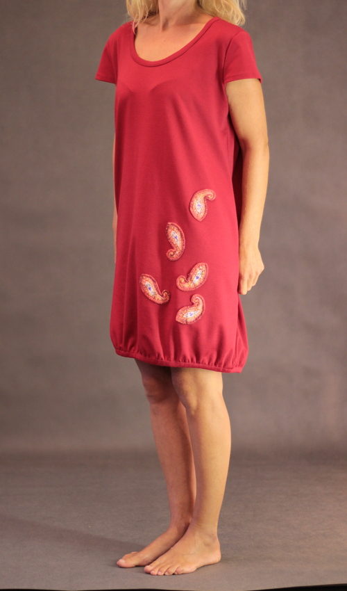 handgemachte Mode – LaJuPe - Abendkleid rot