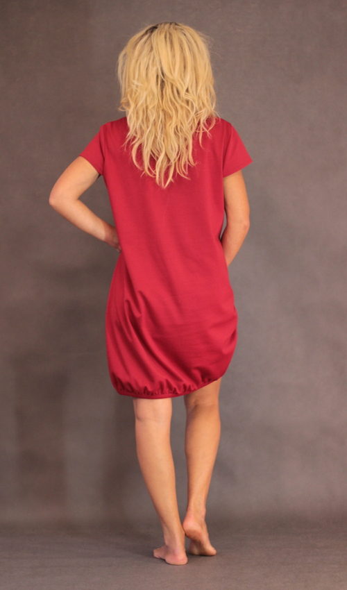 handgemachte Mode – LaJuPe - Abendkleid rot