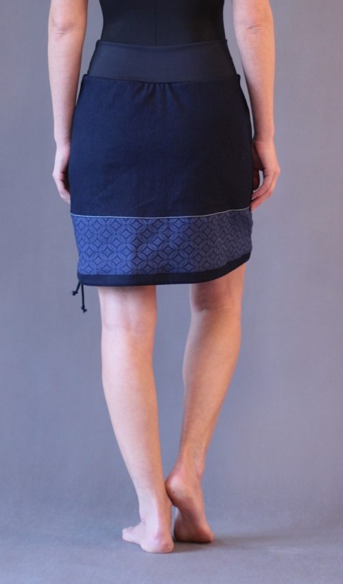 handgemachte Mode – LaJuPe - langer blauer Rock