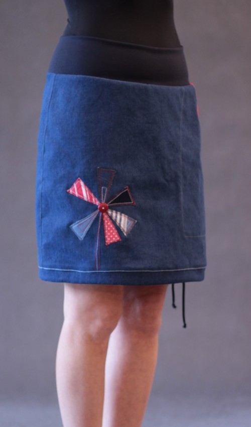 handgemachte Mode – LaJuPe - maxi Jeansrock