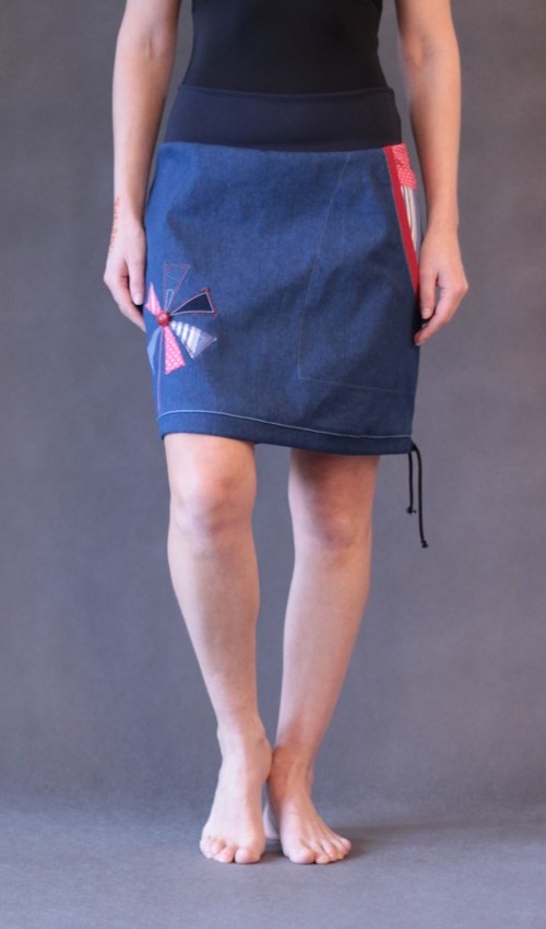 handgemachte Mode – LaJuPe - maxi Jeansrock