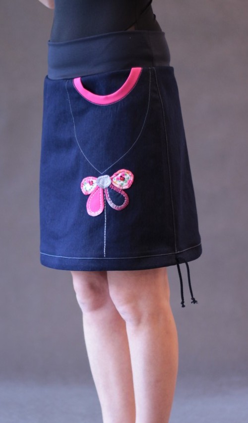 handgemachte Mode – LaJuPe - Stretch Jeansrock