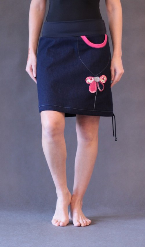 handgemachte Mode – LaJuPe - Stretch Jeansrock