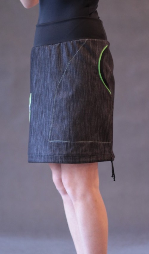 handgemachte Mode – LaJuPe - schwarzer Jeansrock