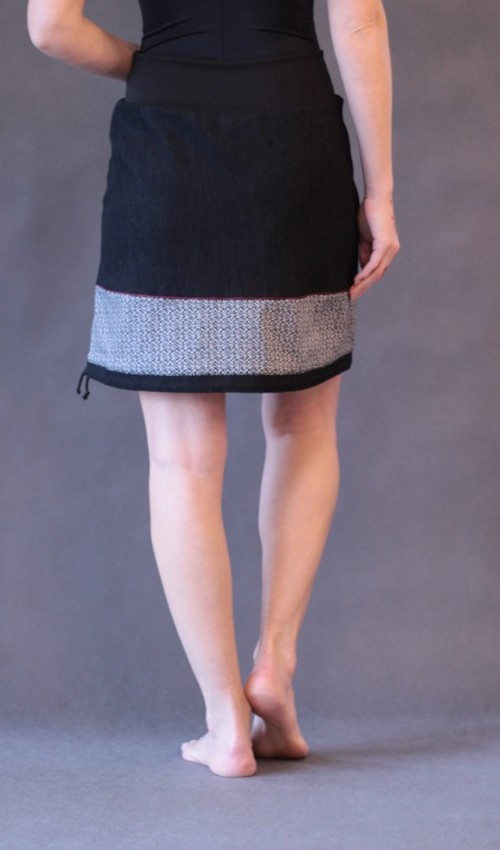 0123_handgemachte Mode – LaJuPe - Damen rock schwarz kurz handgemachte Mode – LaJuPe - Damen rock schwarz kurz