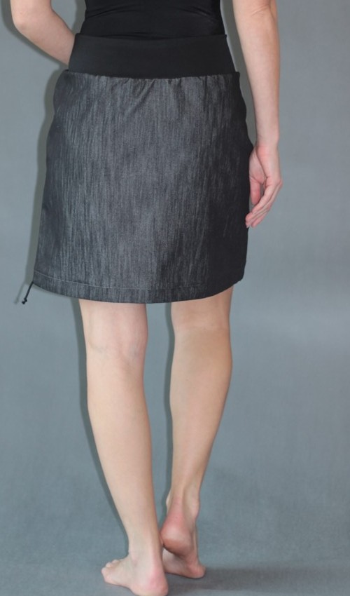 handgemachte Mode – LaJuPe - Rock knielang schwarz