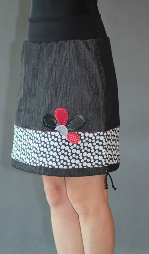 handgemachte Mode – LaJuPe - Rock schwarz Damen