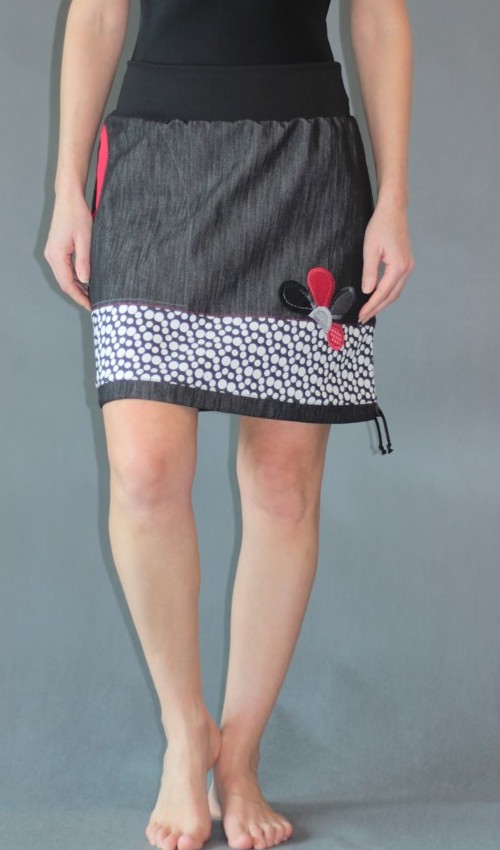 handgemachte Mode – LaJuPe - Rock schwarz Damen