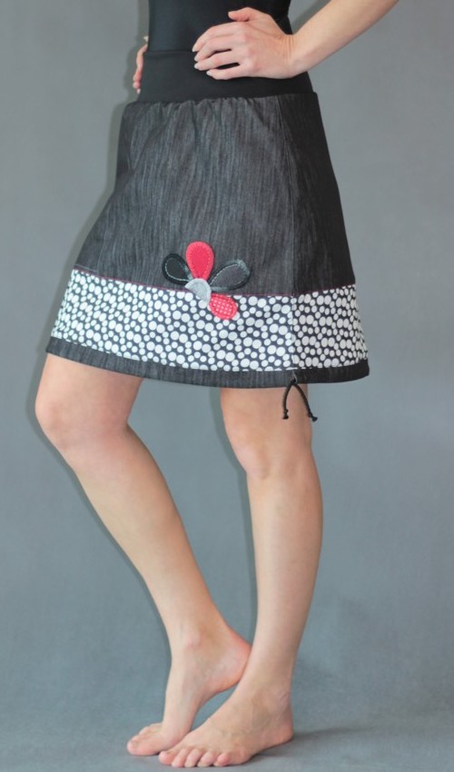 handgemachte Mode – LaJuPe - Rock schwarz Damen