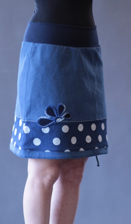 handgemachte Mode – LaJuPe - langer Rock Baumwolle