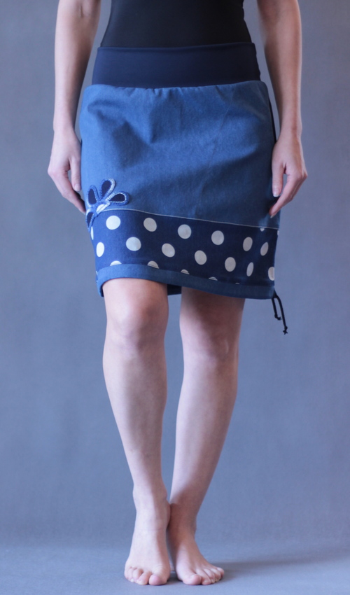 handgemachte Mode – LaJuPe - langer Rock Baumwolle