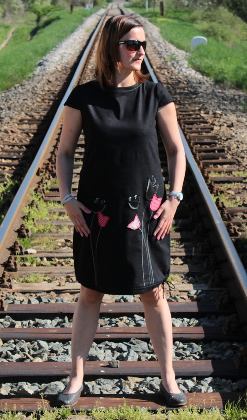 handgemachte Mode – LaJuPe - schwarzes Kleid kurz