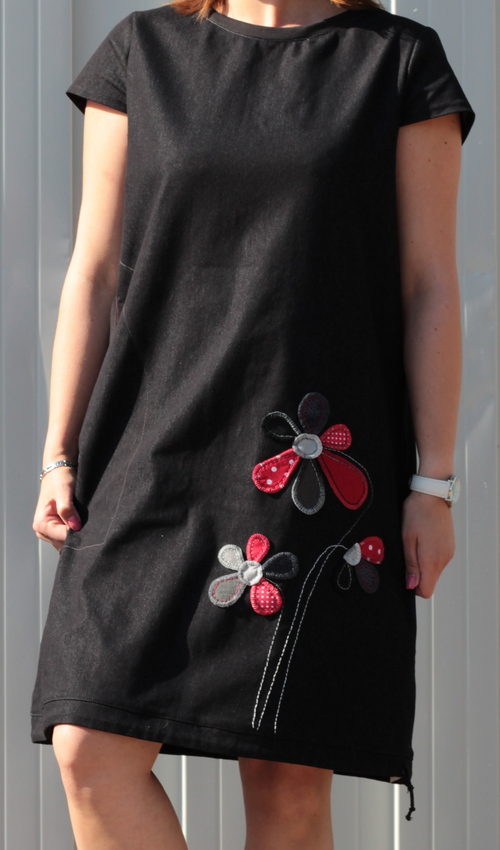 handgemachte Mode – LaJuPe - Damen Kleid schwarz