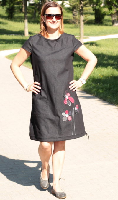 handgemachte Mode – LaJuPe - Damen Kleid schwarz