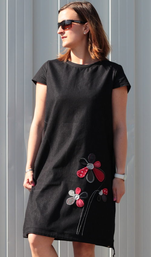 handgemachte Mode – LaJuPe - Damen Kleid schwarz