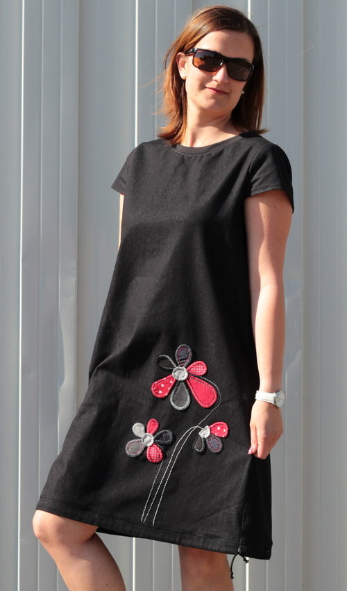 handgemachte Mode – LaJuPe - Damen Kleid schwarz