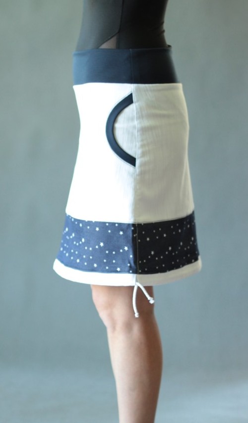 0158_handgemachte Mode – LaJuPe - Rock weiß kurz handgemachte Mode – LaJuPe - Rock weiß kurz