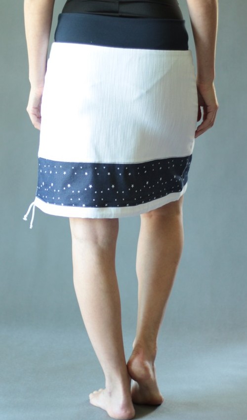 0158_handgemachte Mode – LaJuPe - Rock weiß kurz handgemachte Mode – LaJuPe - Rock weiß kurz