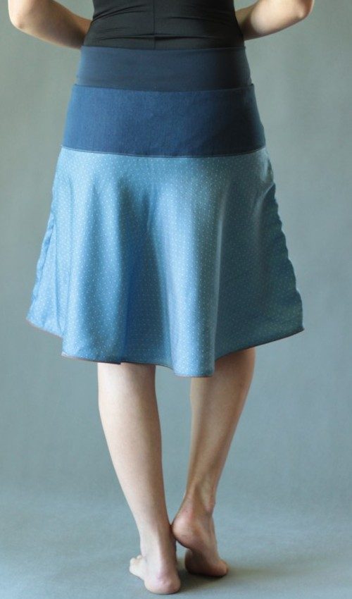 handgemachte Mode – LaJuPe - Rock blau