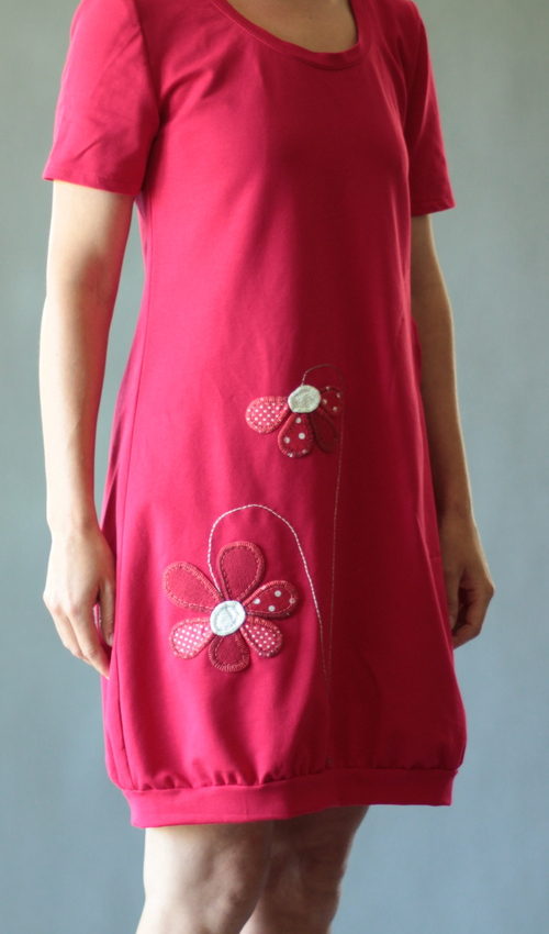 handgemachte Mode – LaJuPe - Kleid rot