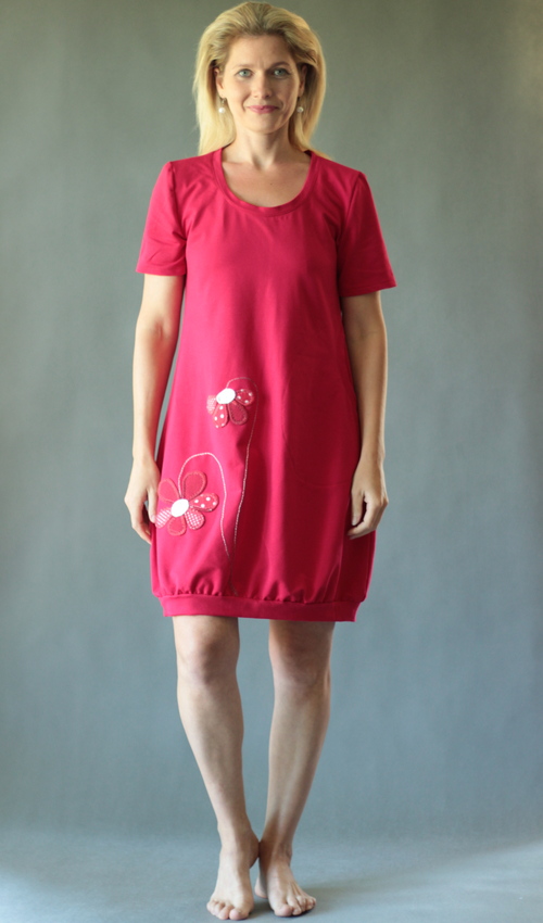 0171_handgemachte Mode – LaJuPe - Kleid rot handgemachte Mode – LaJuPe - Kleid rot