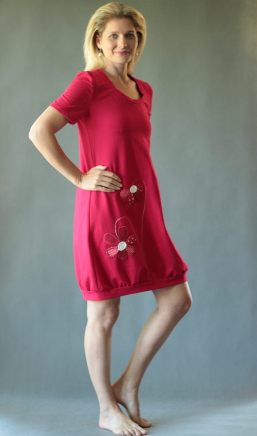 handgemachte Mode – LaJuPe - Kleid rot