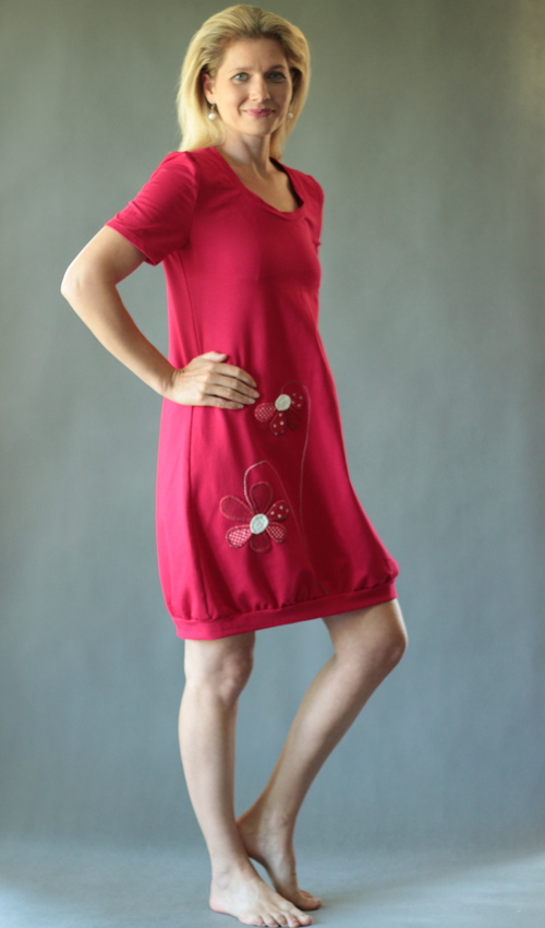 0171_handgemachte Mode – LaJuPe - Kleid rot handgemachte Mode – LaJuPe - Kleid rot