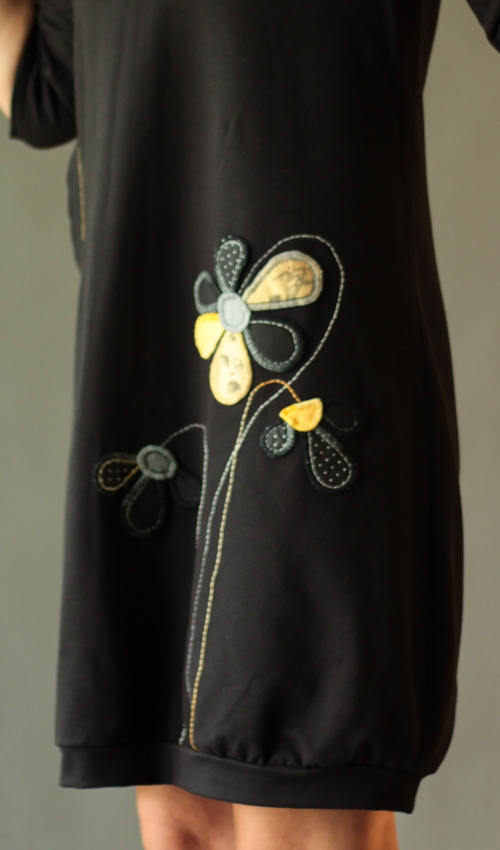 0176_handgemachte Mode – LaJuPe - Kleid schwarz handgemachte Mode – LaJuPe - Kleid schwarz