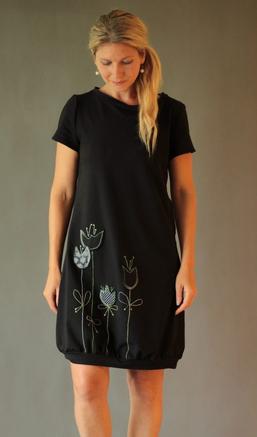 handgemachte Mode – LaJuPe - schwarzes Kleid