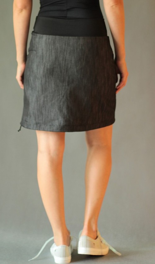 handgemachte Mode – LaJuPe - Damen Jeansrock schwarz