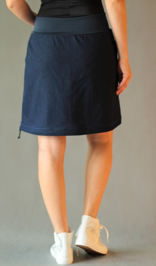 0196_handgemachte Mode – LaJuPe - Rock knielang blau handgemachte Mode – LaJuPe - Rock knielang blau