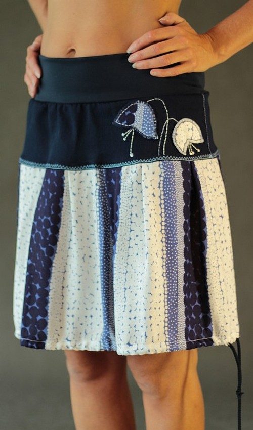 handgemachte Mode – LaJuPe - Sommerrock Damen knielang