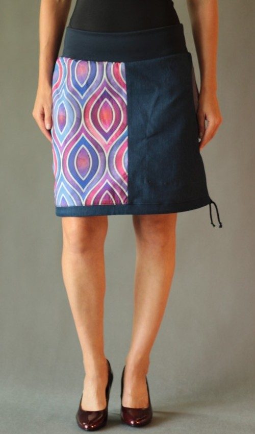 handgemachte Mode – LaJuPe - bunter Jeansrock