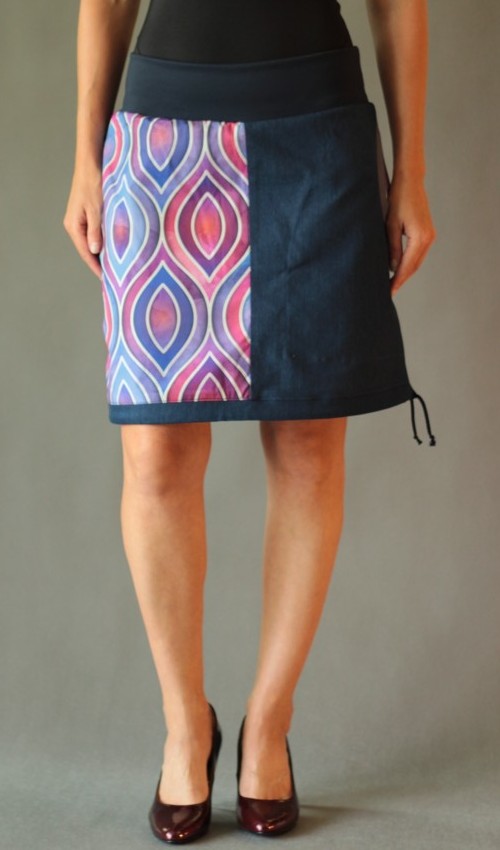 0203_handgemachte Mode – LaJuPe - bunter Jeansrock handgemachte Mode – LaJuPe - bunter Jeansrock