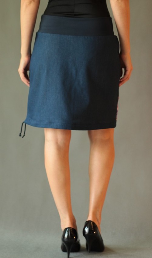 0203_handgemachte Mode – LaJuPe - bunter Jeansrock handgemachte Mode – LaJuPe - bunter Jeansrock