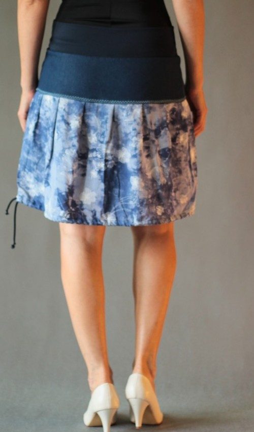 handgemachte Mode – LaJuPe - midi Rock Blumen