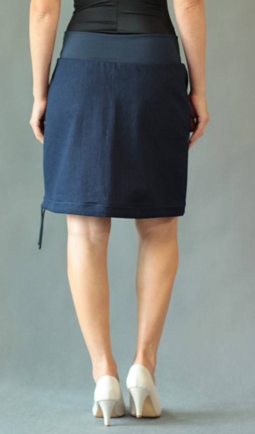 handgemachte Mode – LaJuPe - Jeansrock maxi