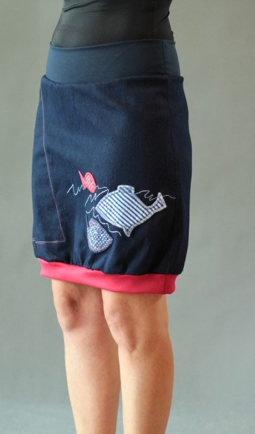 handgemachte Mode – LaJuPe - Midi Jeansrock