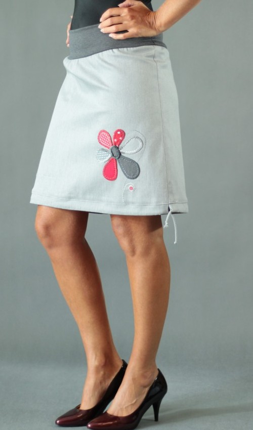 handgemachte Mode – LaJuPe - grauer Rock