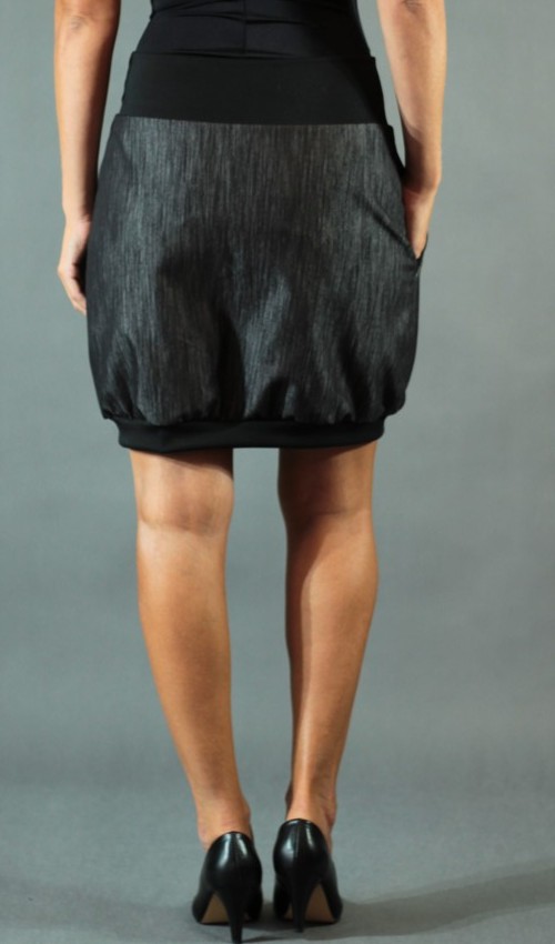 handgemachte Mode – LaJuPe - schwarzer Rock lang