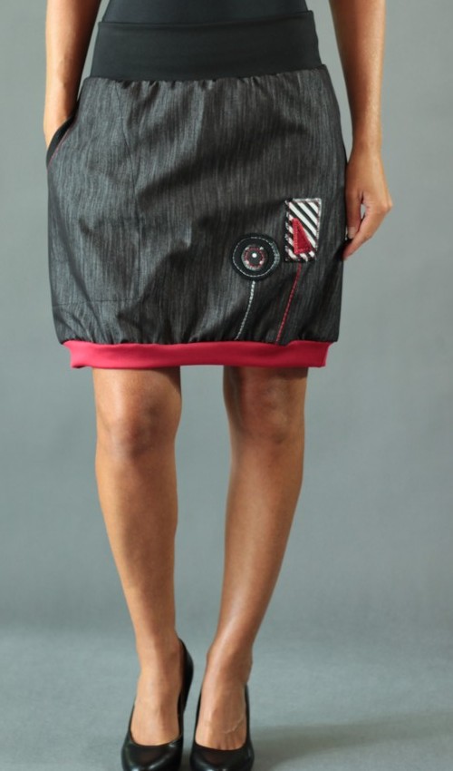 handgemachte Mode – LaJuPe - schwarzer Maxirock